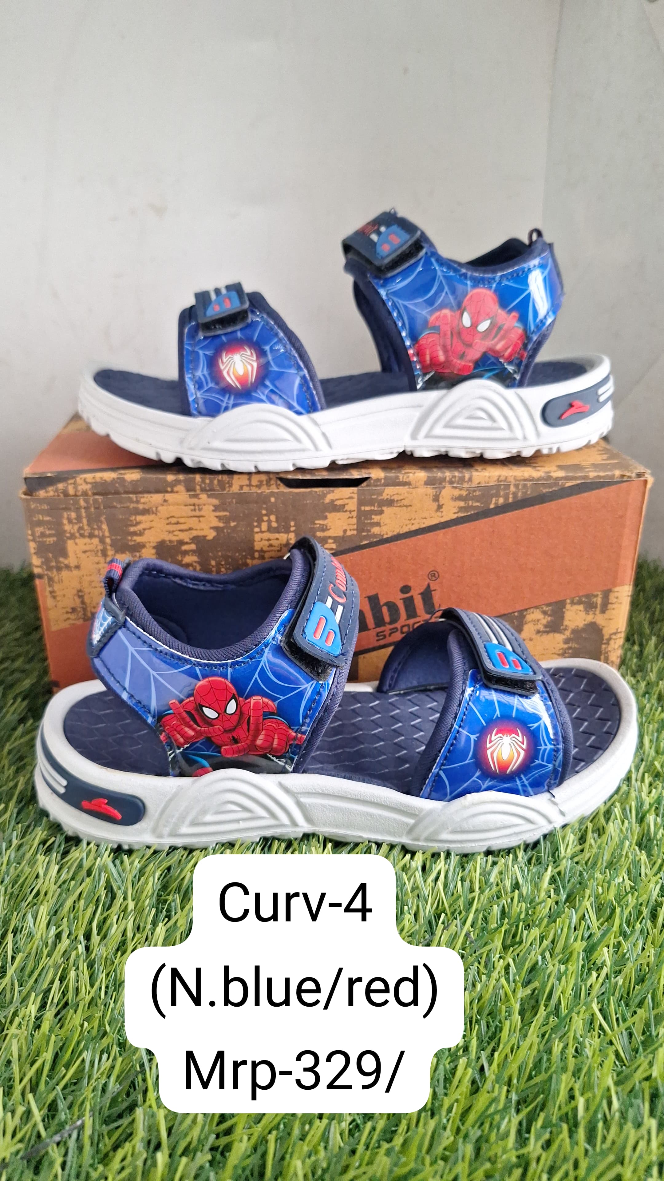 Curv-4 Navy Blue Red Kids