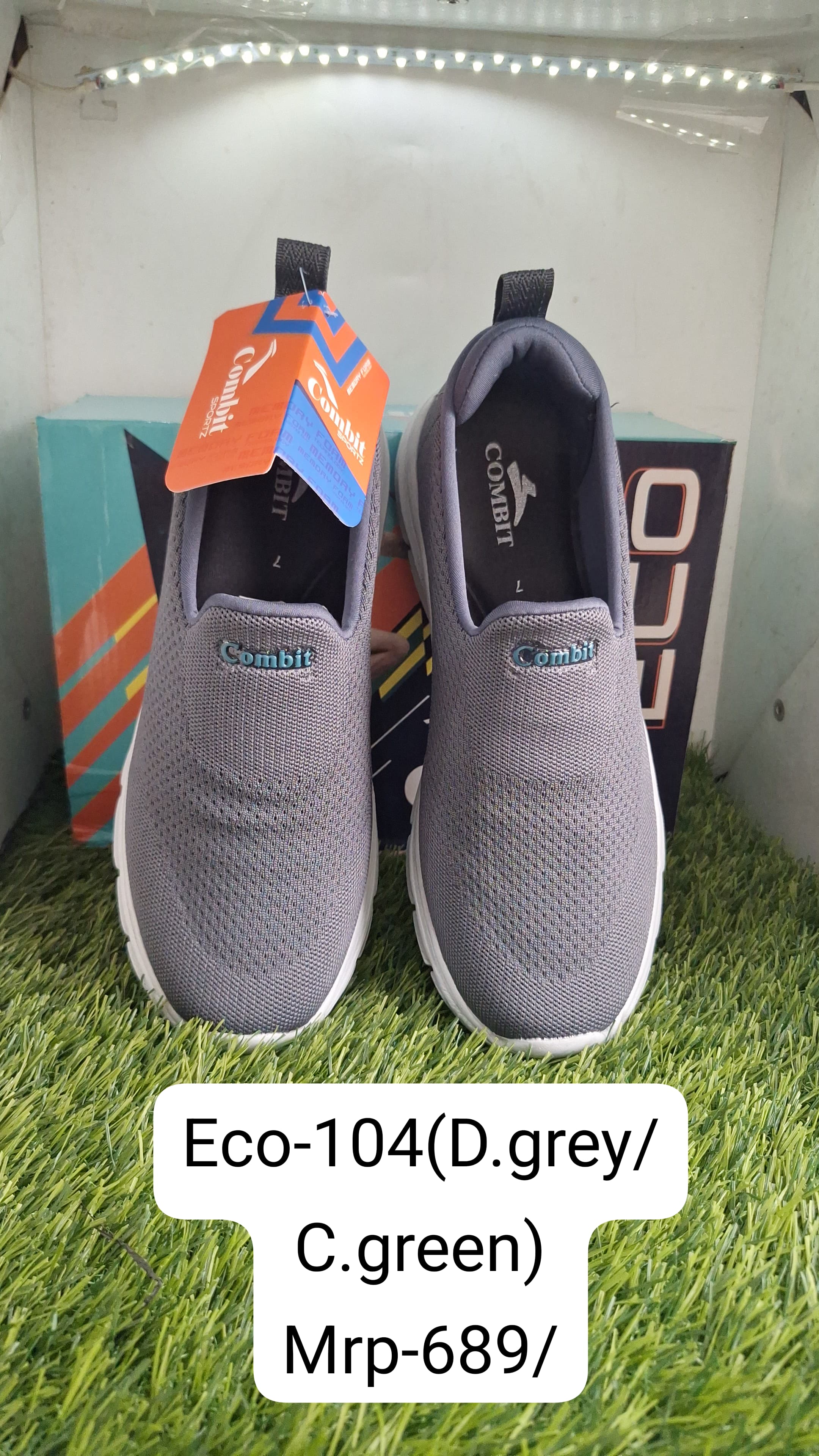Eco-104 Dark Grey Charcoal Green